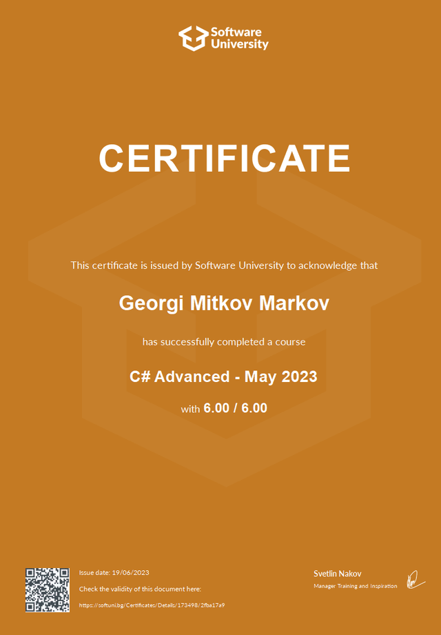 C# Advanced