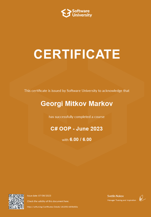 C# OOP