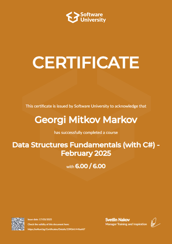 Data Structures Fundamentals with C#